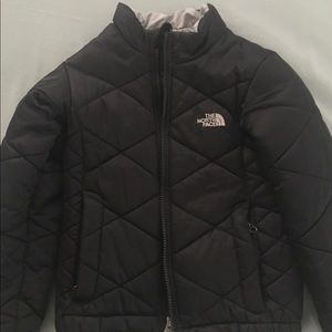 The North Face kids boy’s black jacket coat